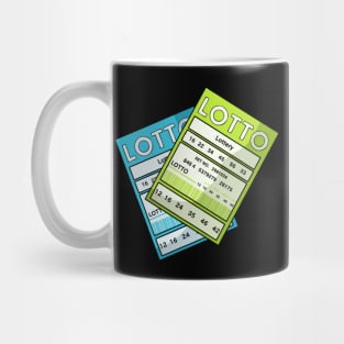 Lottery Ticket Win Winner Mug